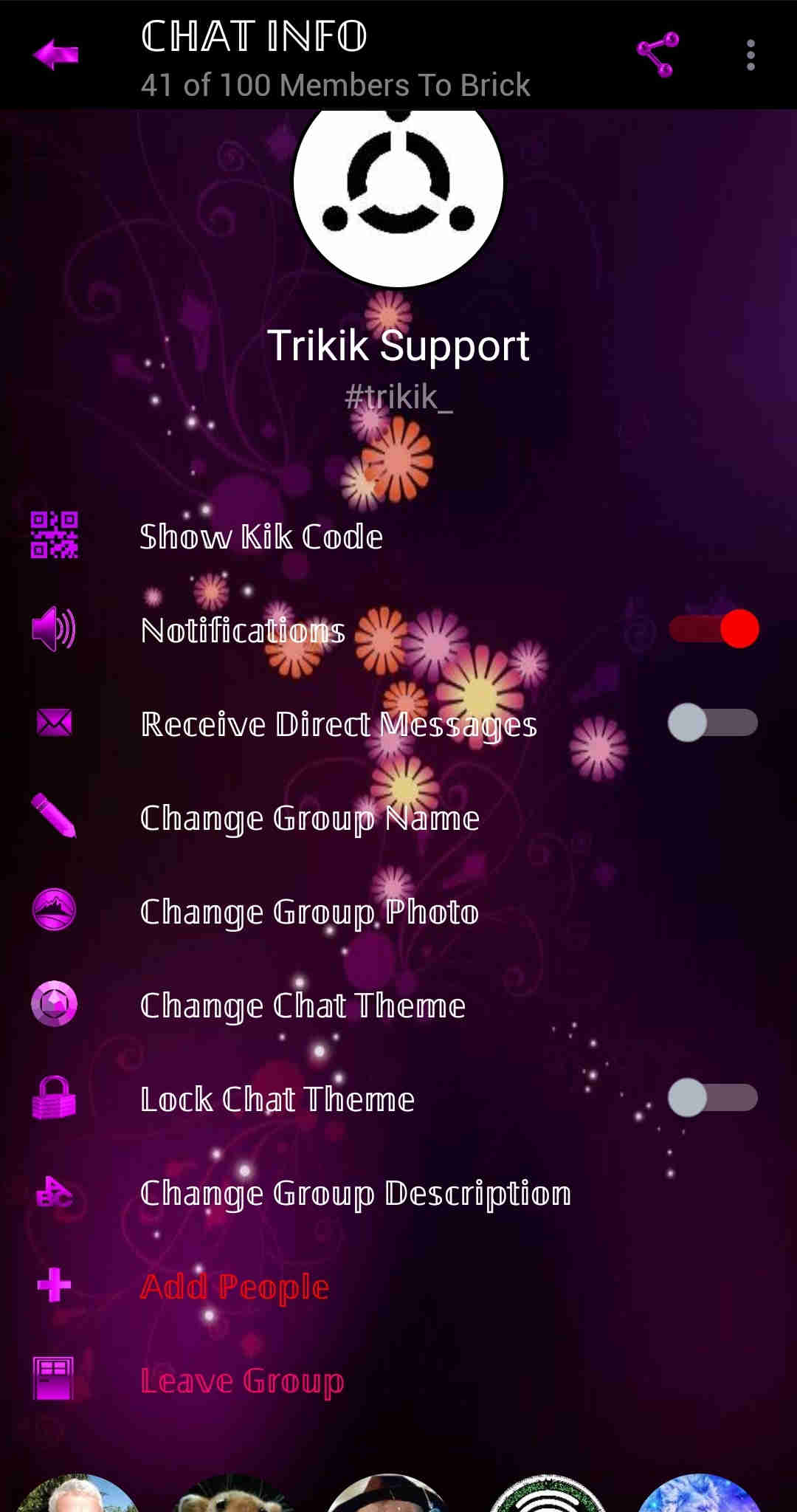 Purple - Group Info